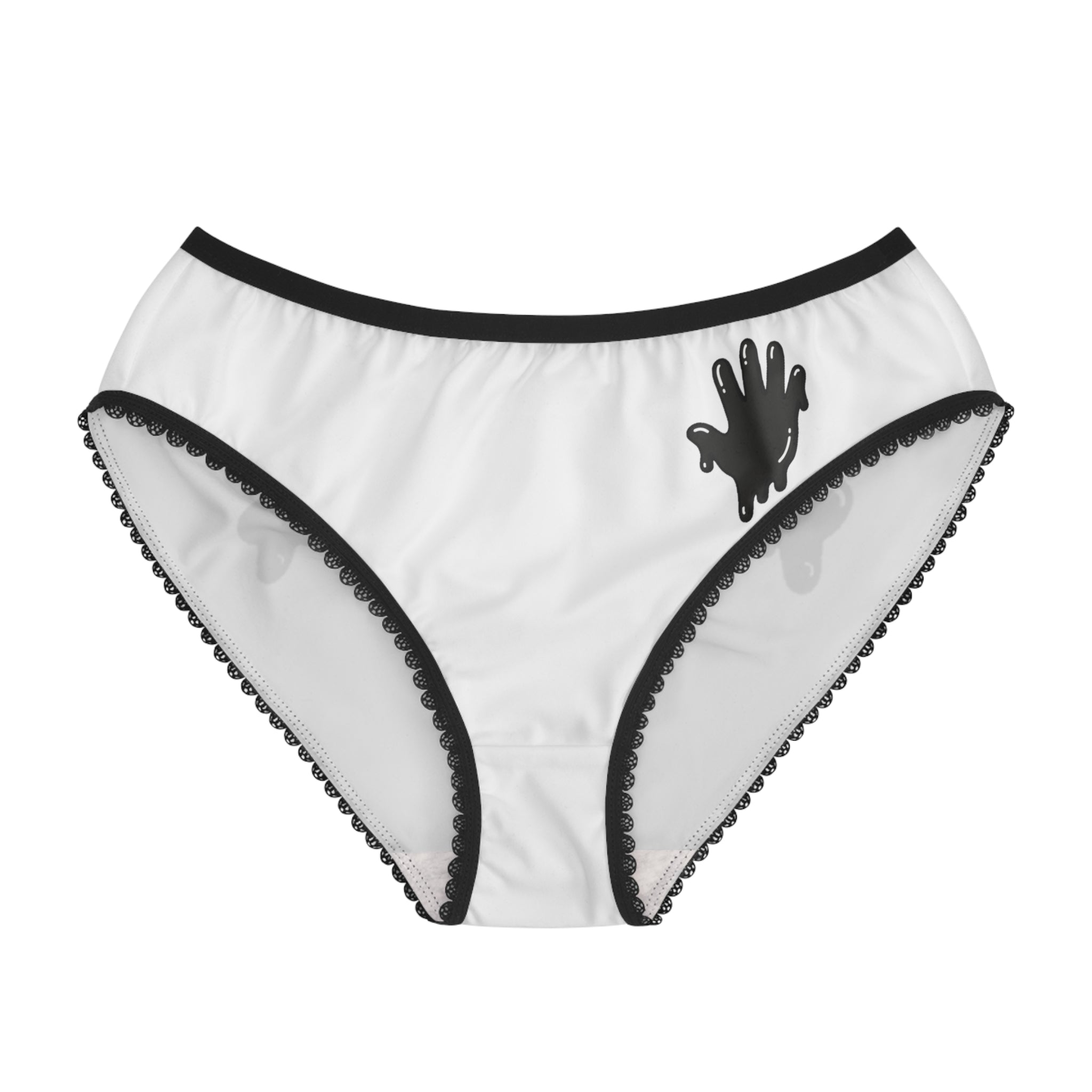 The Slime Shop Women's Briefs — White / Black Slime In 5