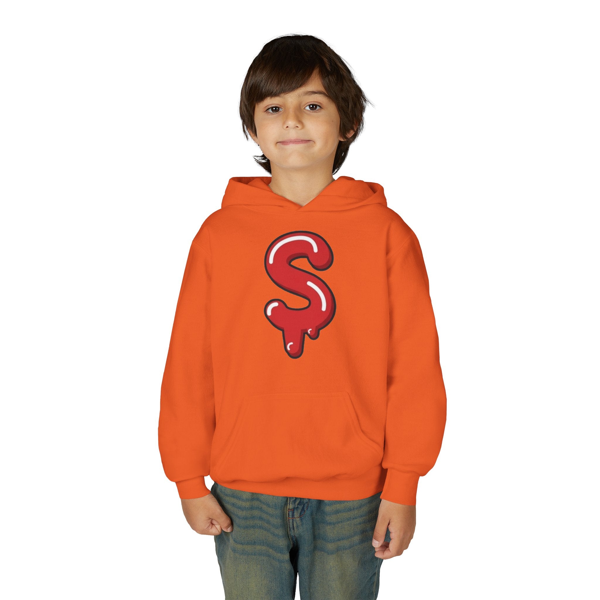 The Slime Shop Youth Hoodie — Green / Red Slime $