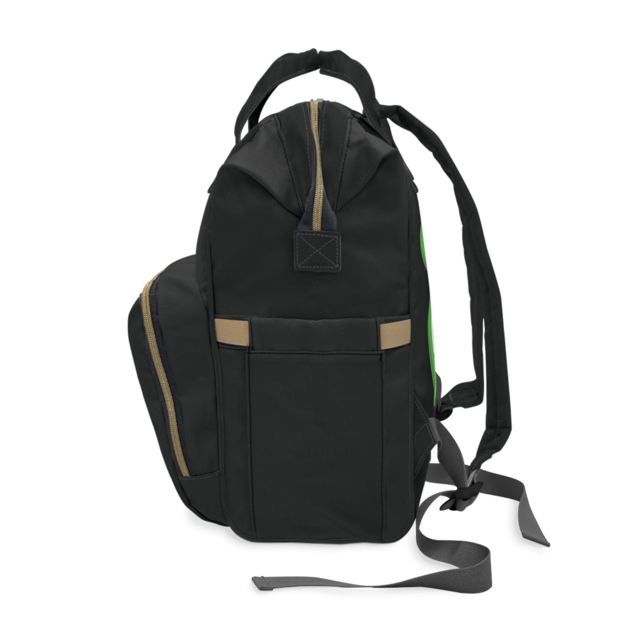 The Slime Shop Diaper Backpack — Black / Green Slime Sircle