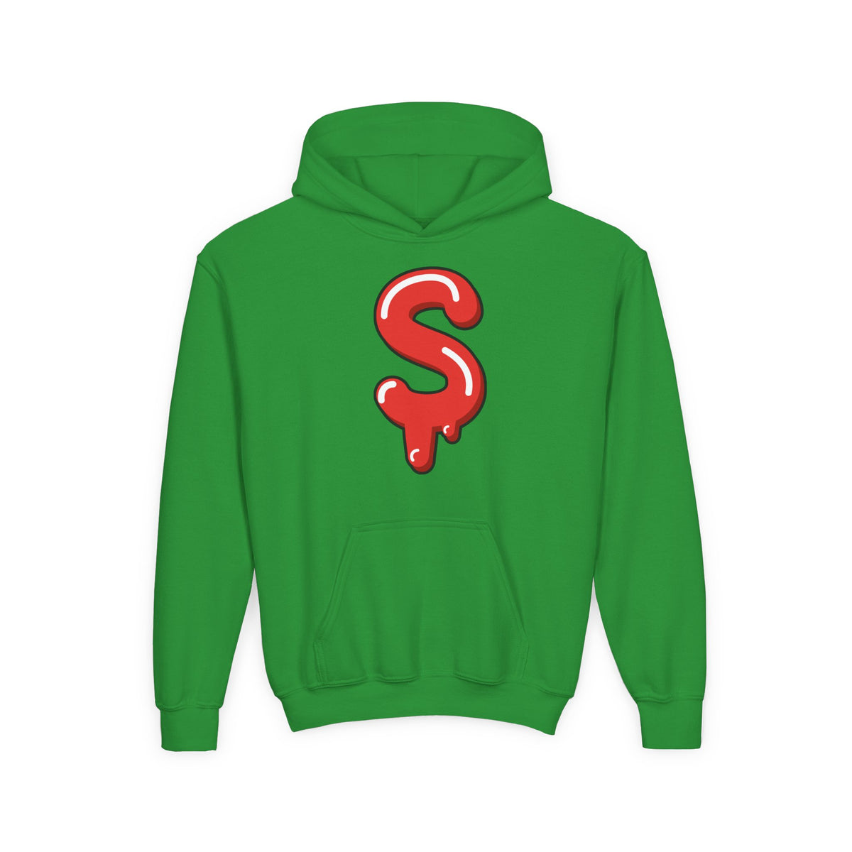 Red Slime Sircle Youth Heavy Blend Hooded Sweatshirt