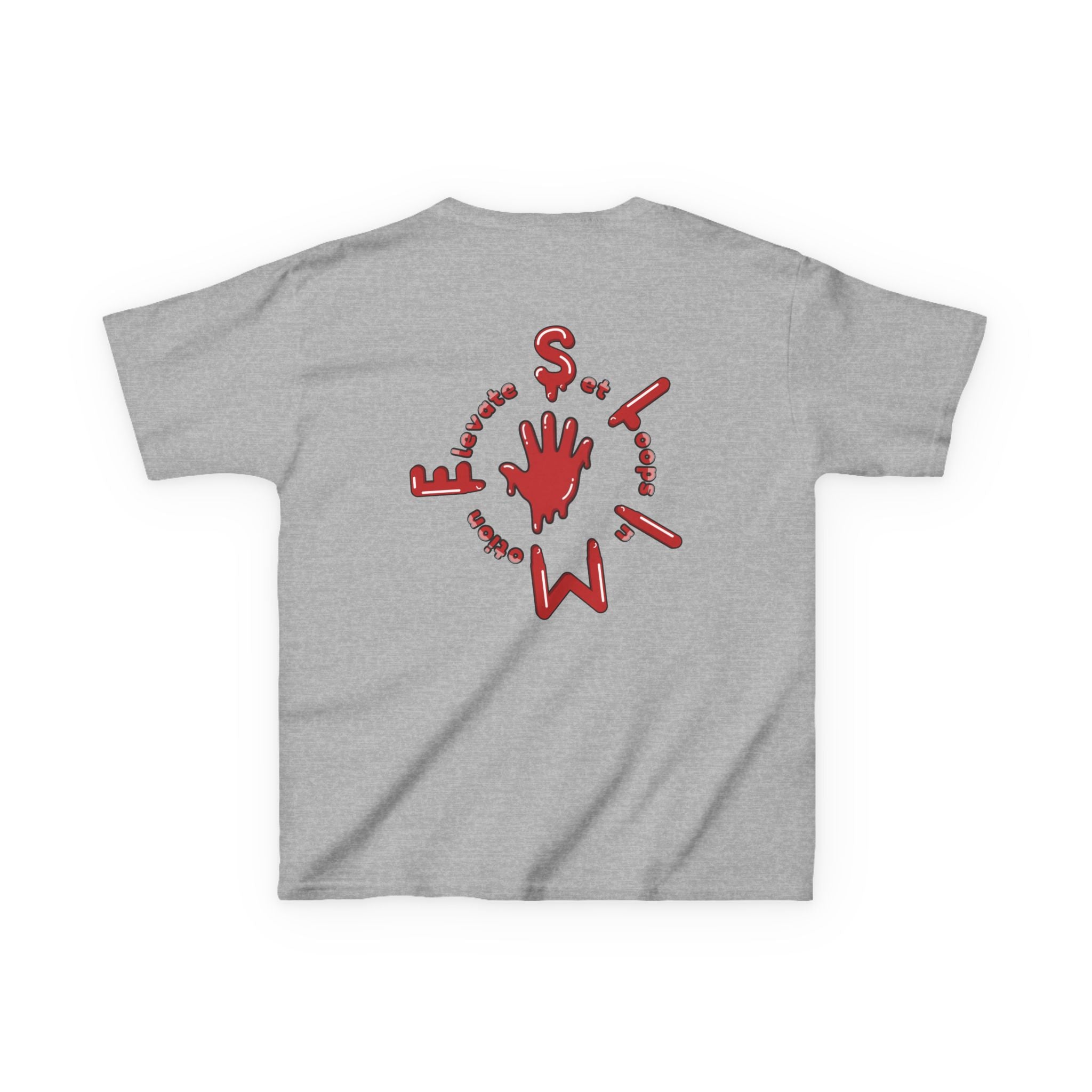 The Slime Shop Kids Tee — Green / Red Slime Sircle