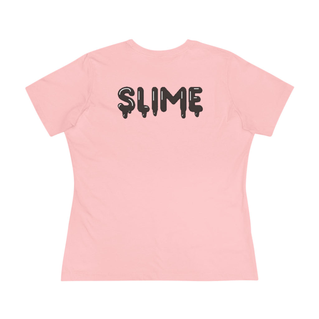 The Slime Shop Women's Tee — White / Black Slime In 5