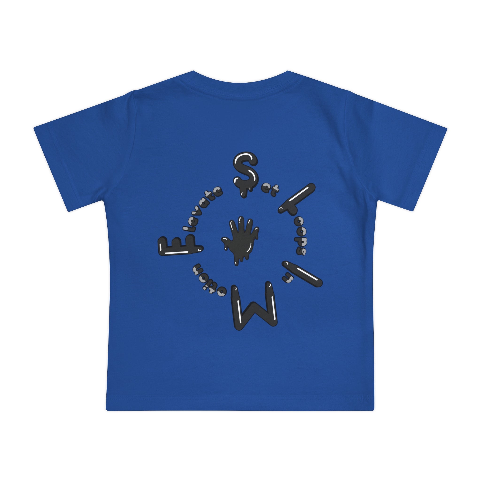 The Slime Shop Baby Tee — Yellow / Black Slime Sircle