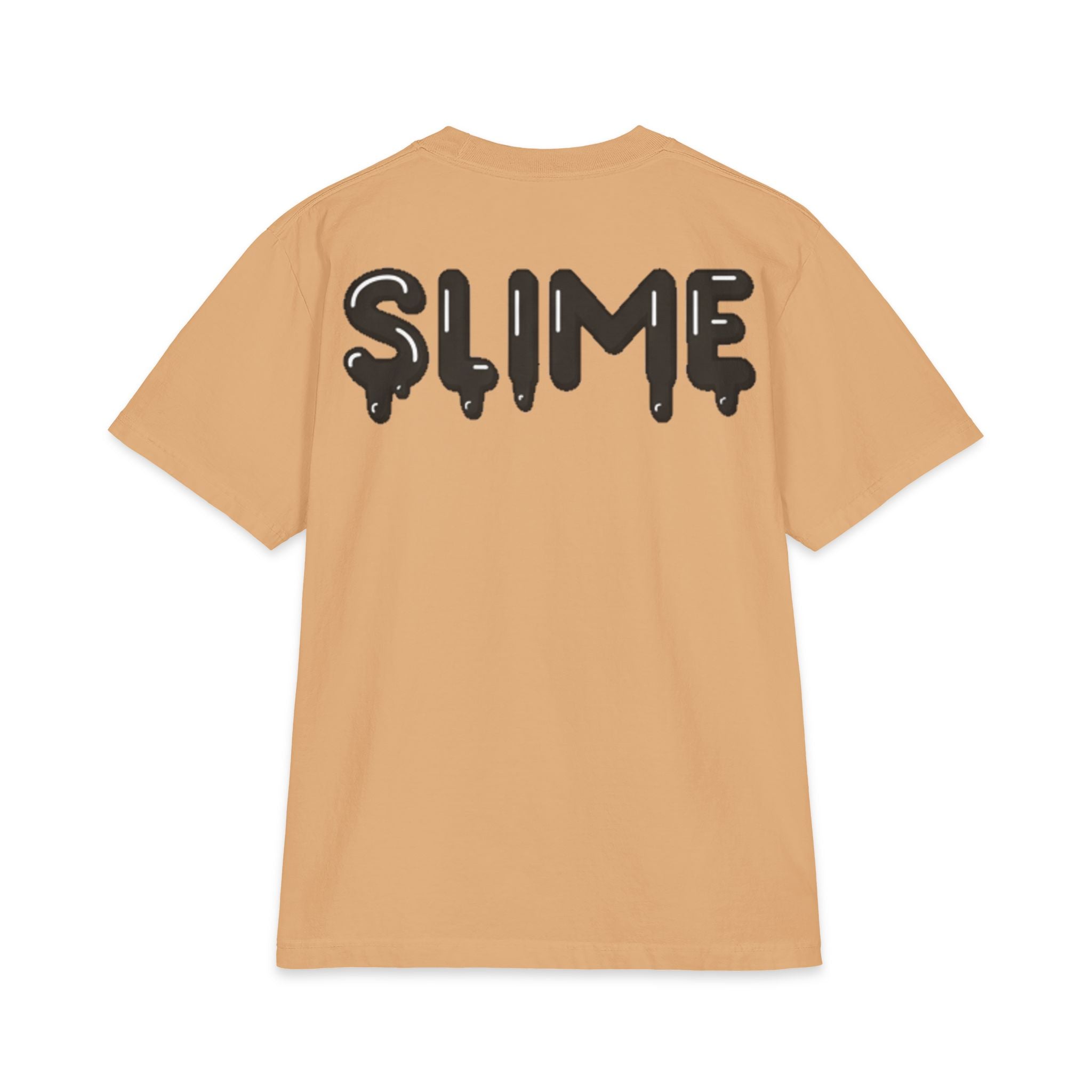 The Slime Shop Max Heavyweight Tee — White / Black Slime-$