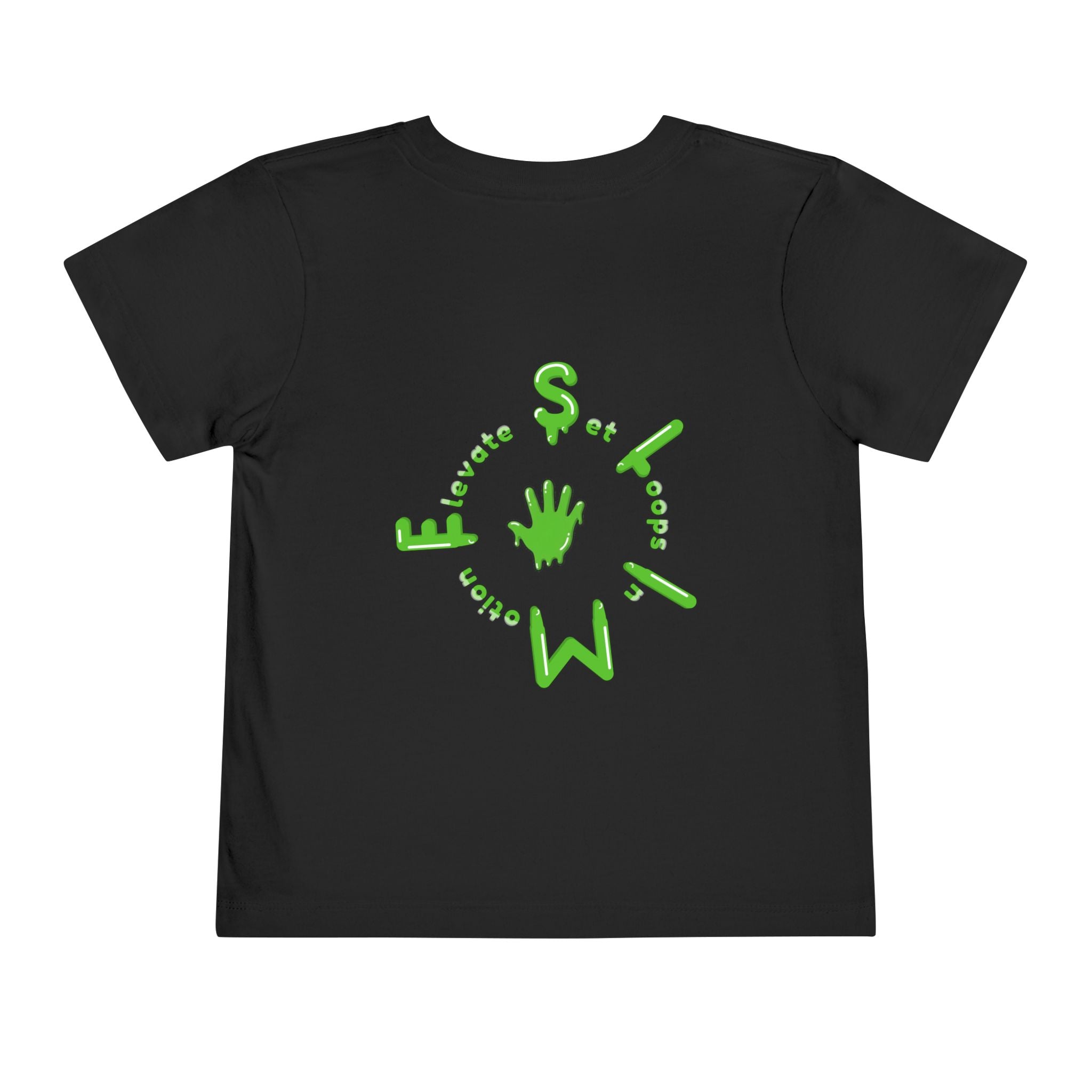 The Slime Shop Toddler Tee — Athletic Heather / Green Slime Sircle