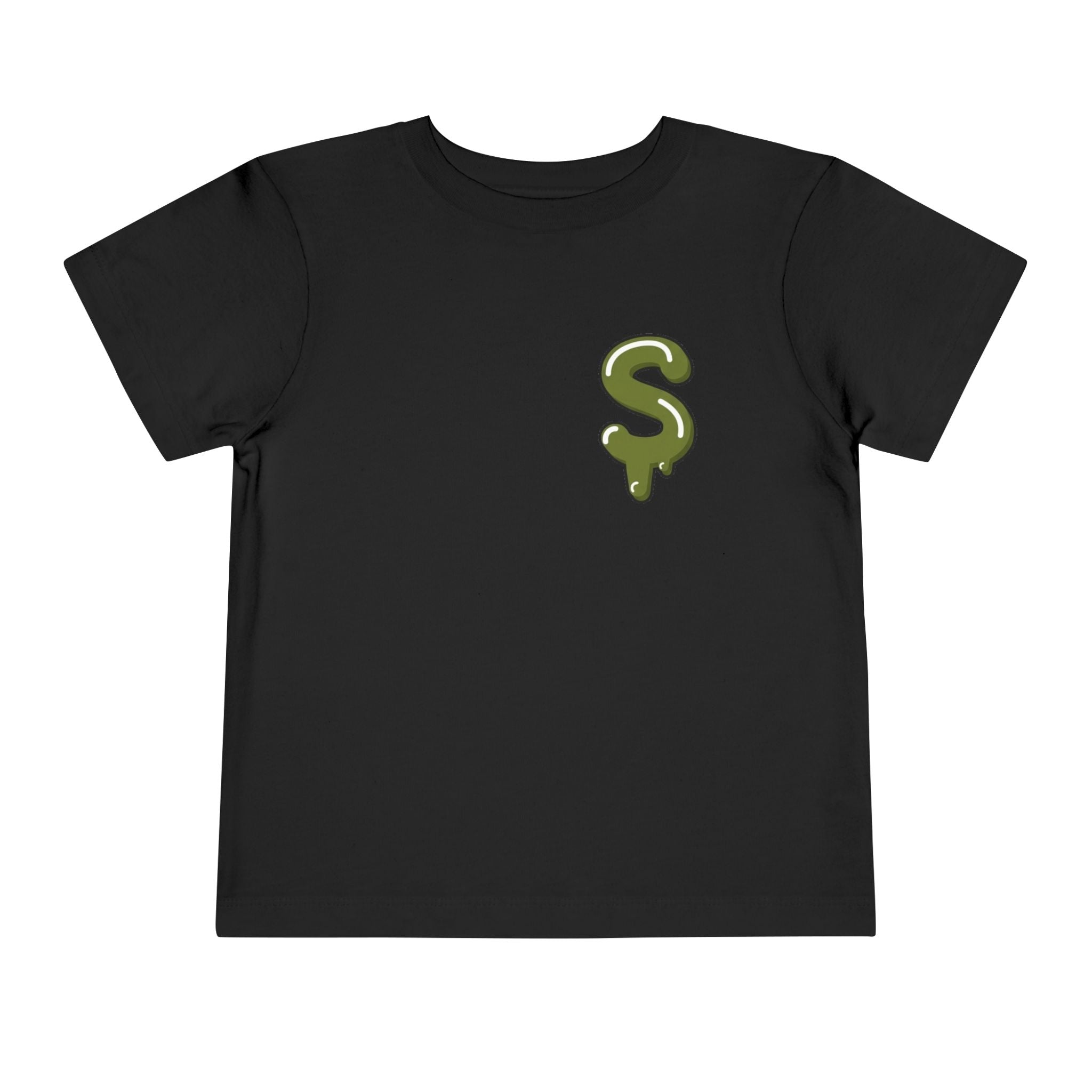 The Slime Shop Toddler Tee — Charcoal / Army Green Slime Sircle