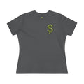 The Slime Shop Women's Tee — White / Olive Slime-$