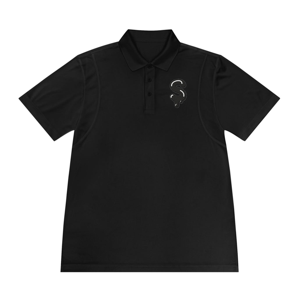 The Slime Shop Sport Polo — Lime Green / Black Slime Sircle