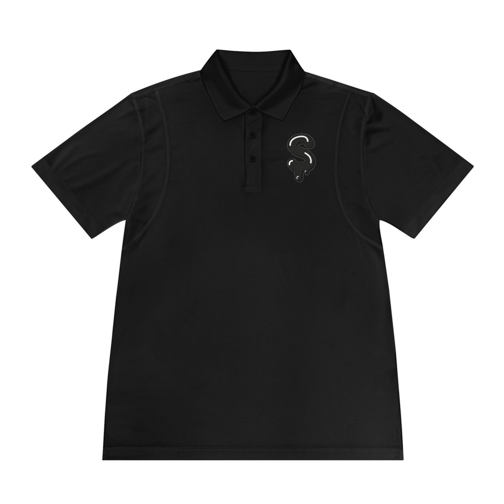 The Slime Shop Sport Polo — Lime Green / Black Slime Sircle