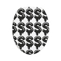 The Slime Shop Bath Mat — White / Black Slime $ (AOP)