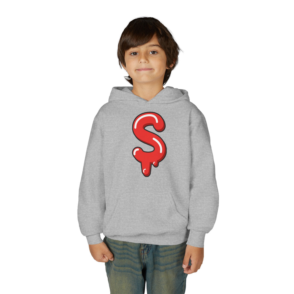 Red Slime Sircle Youth Heavy Blend Hooded Sweatshirt