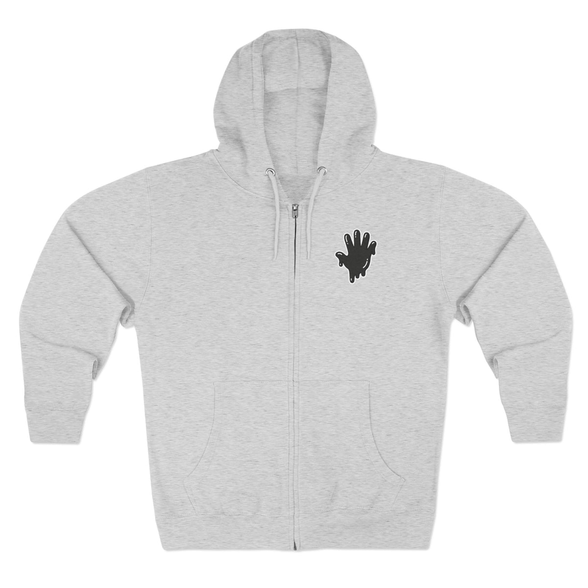 The Slime Shop Zip Hoodie — Heather / Black Slime In 5