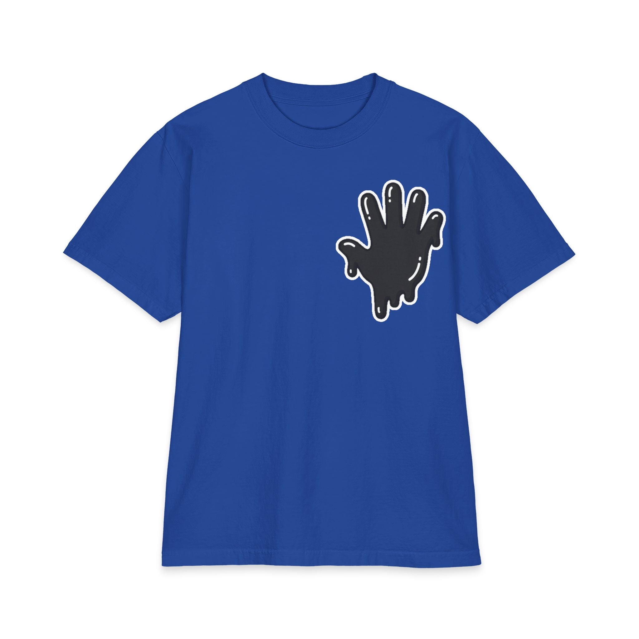 The Slime Shop Max Heavyweight Tee — White / Black SLIME
