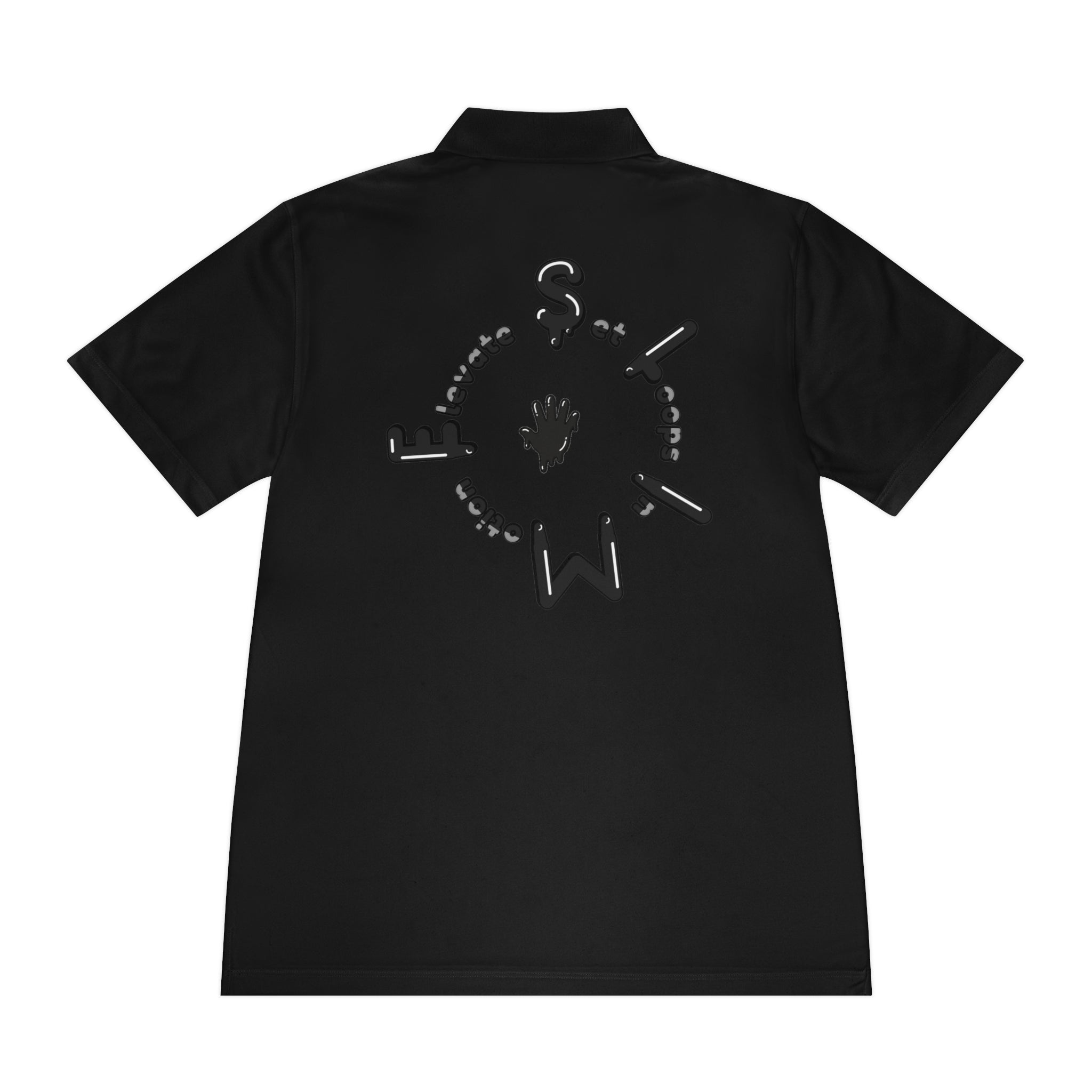 The Slime Shop Sport Polo — Lime Green / Black Slime Sircle