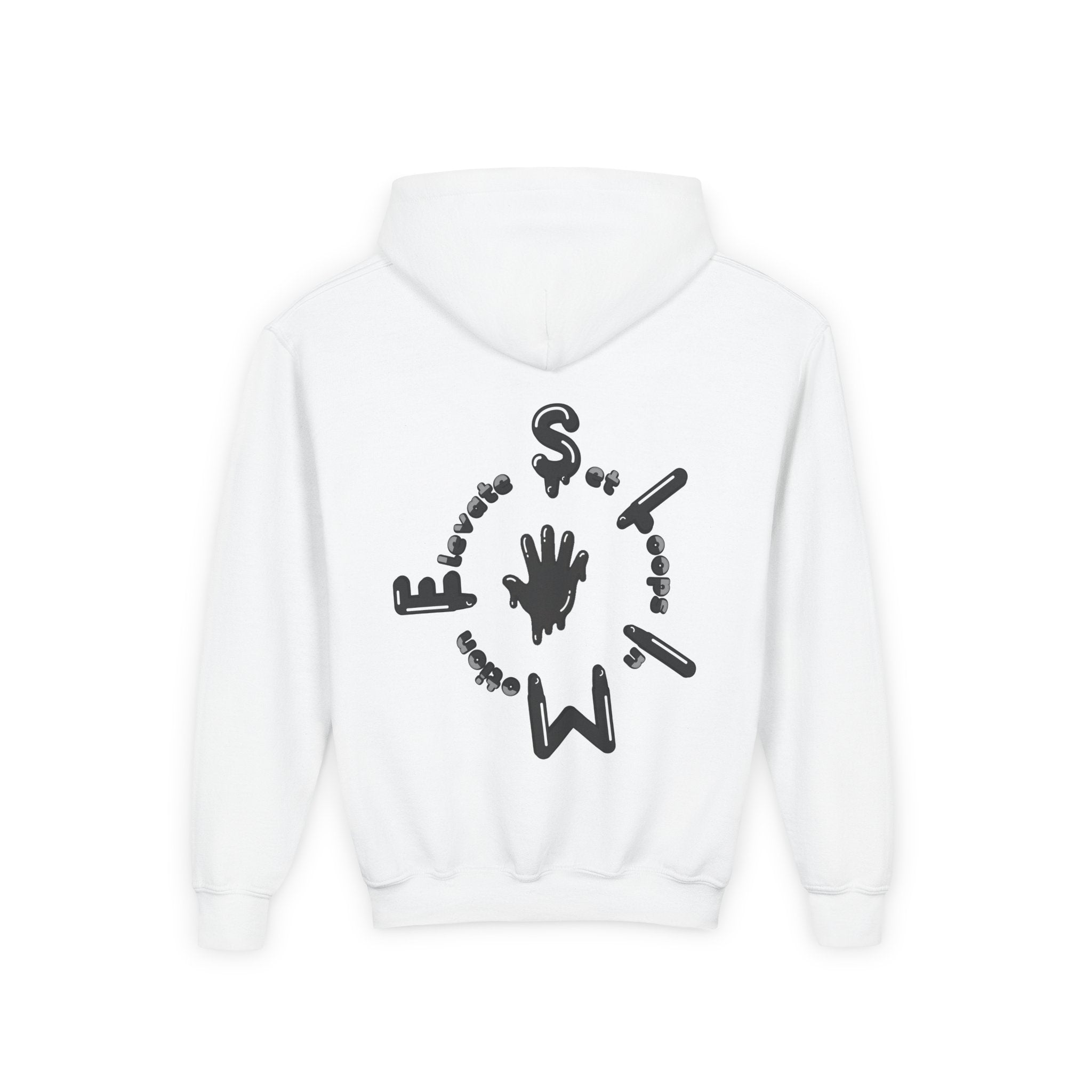 The Slime Shop Youth Hoodie — Royal Blue / Black Slime $