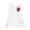 The Slime Shop Women's Skater Dress — White / Red Slime In 5