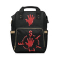The Slime Shop Diaper Backpack — Black / Red Slime Sircle