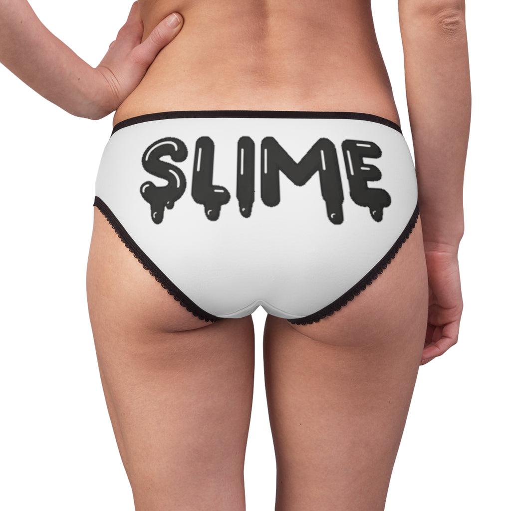 The Slime Shop Women's Briefs — White / Black Slime In 5