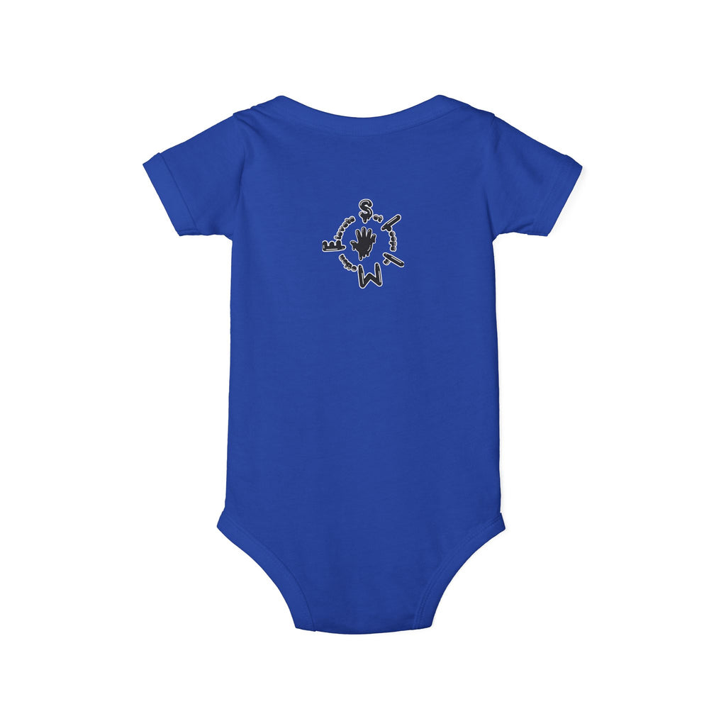 Infant Black/Slime Jersey One Piece
