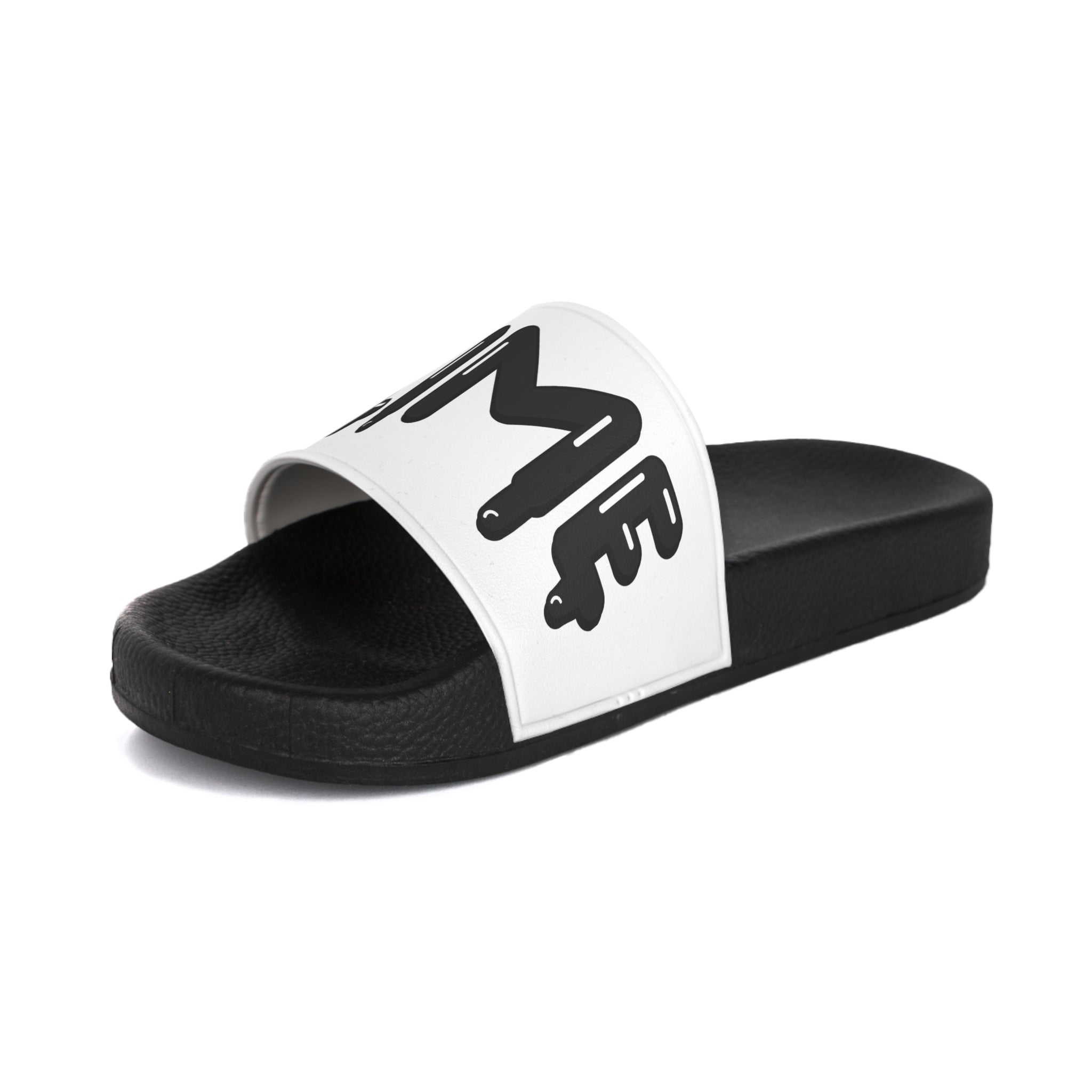 The Slime Shop Slides — White / Black Slime $