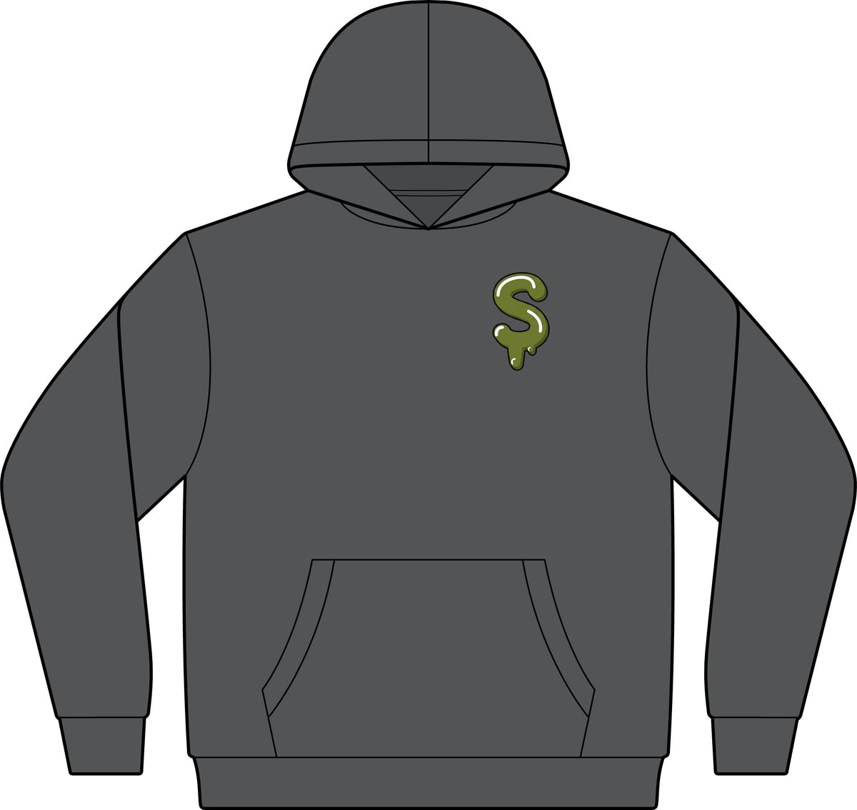 AS Slime $ Unisex ReFlex Fleece Hoodie Sweatshirt