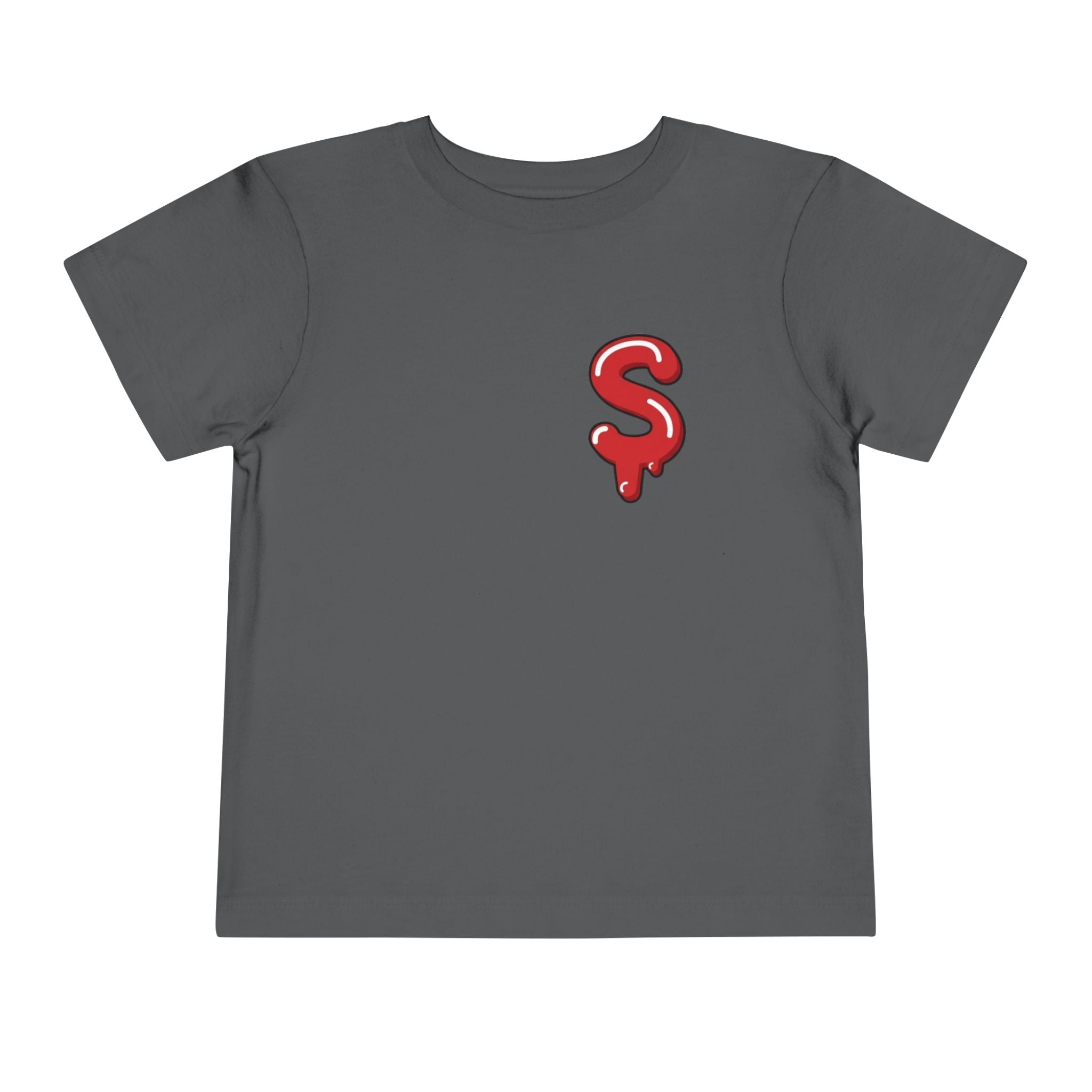 The Slime Shop Toddler Tee — Royal Blue / Red Slime Sircle