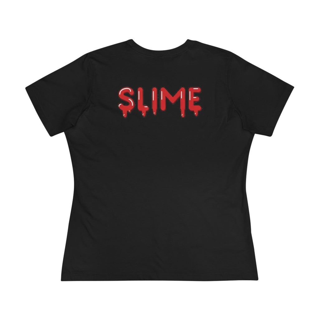The Slime Shop Women's Tee — White / Red Slime In 5
