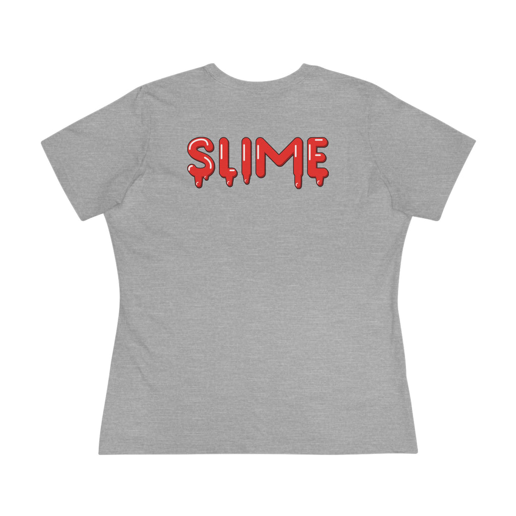 The Slime Shop Women's Tee — White / Red Slime In 5