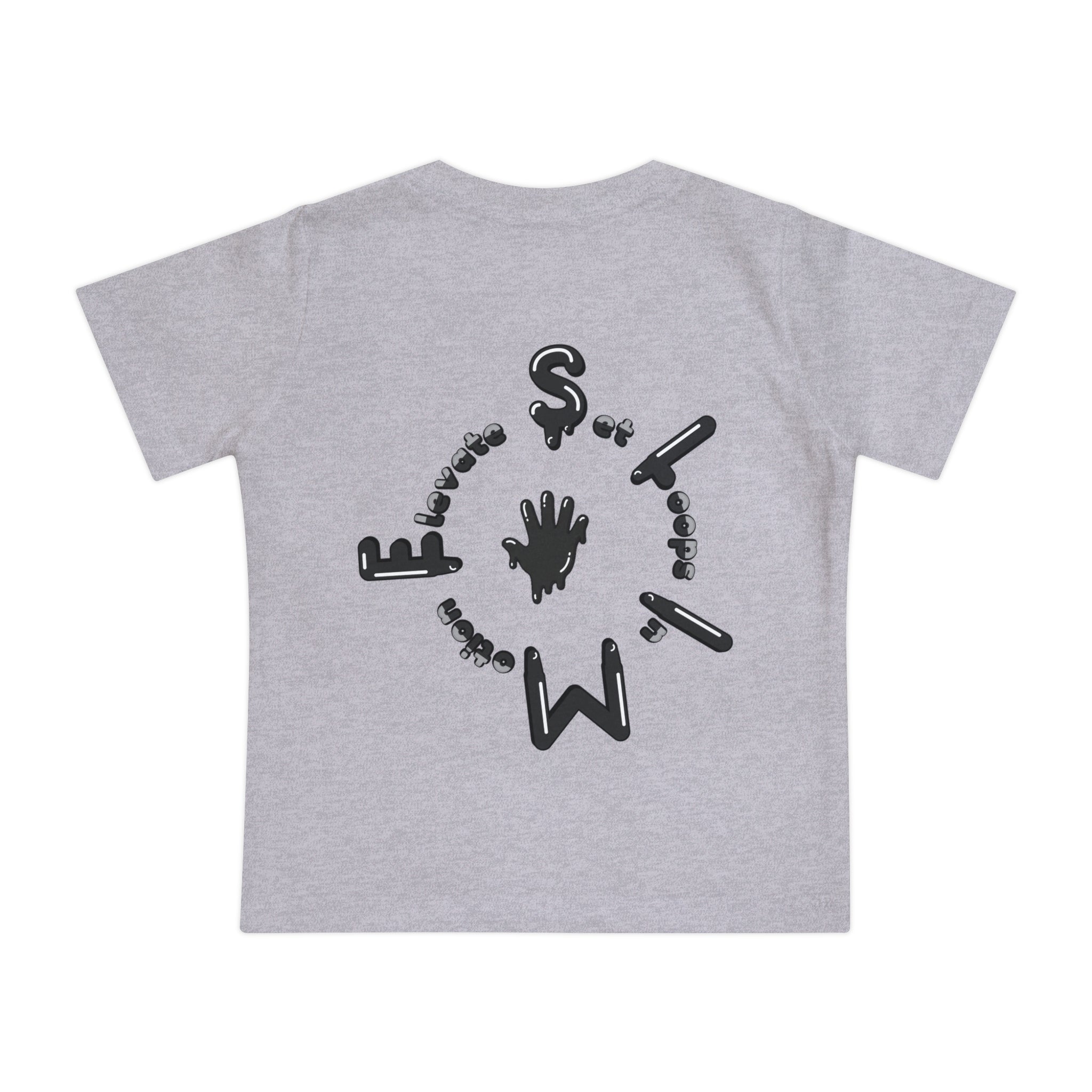 The Slime Shop Baby Tee — Yellow / Black Slime Sircle