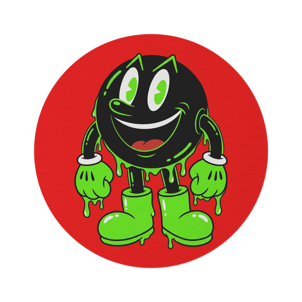 The Slime Shop Round Rug — Slimeman IV