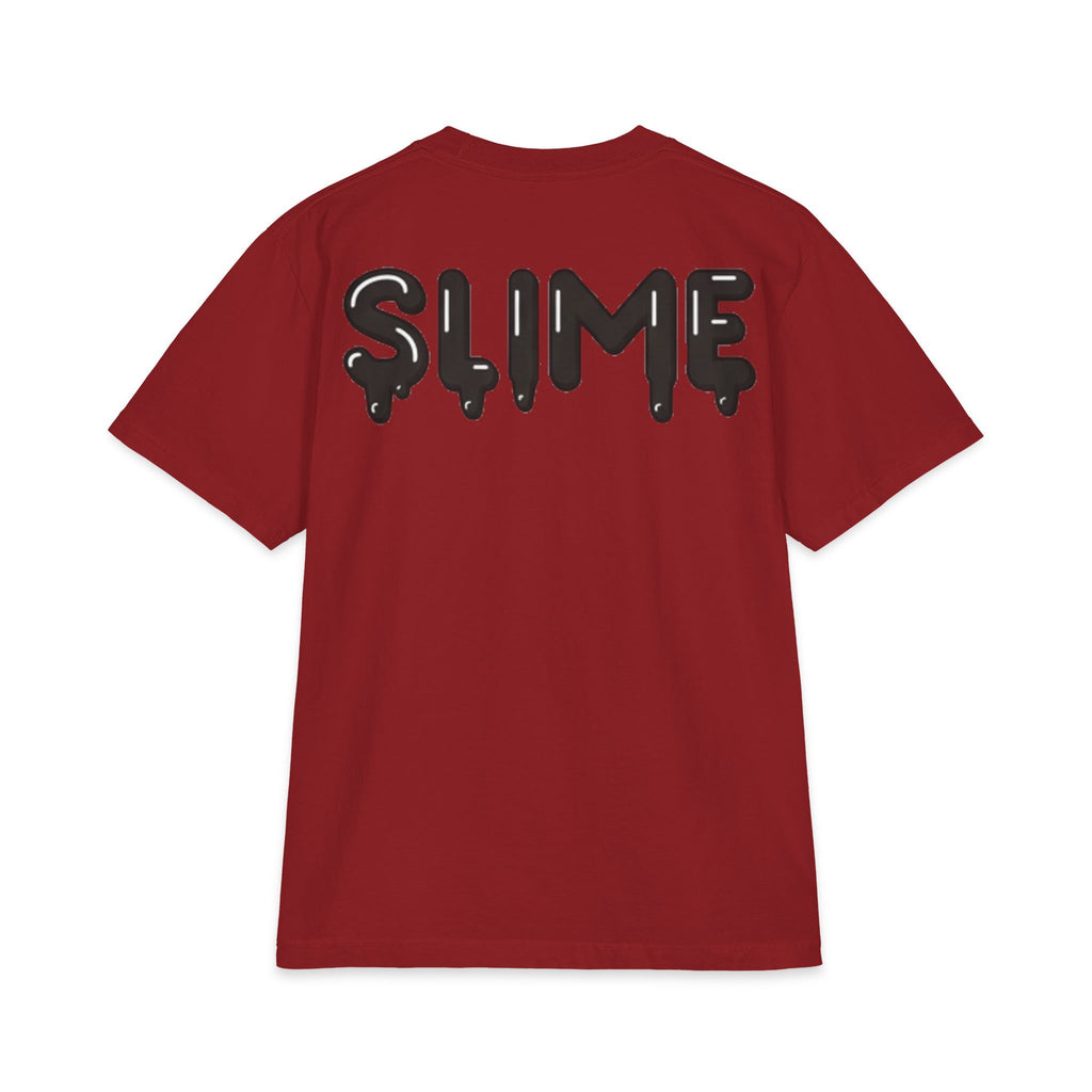 The Slime Shop Max Heavyweight Tee — White / Black Slime-$