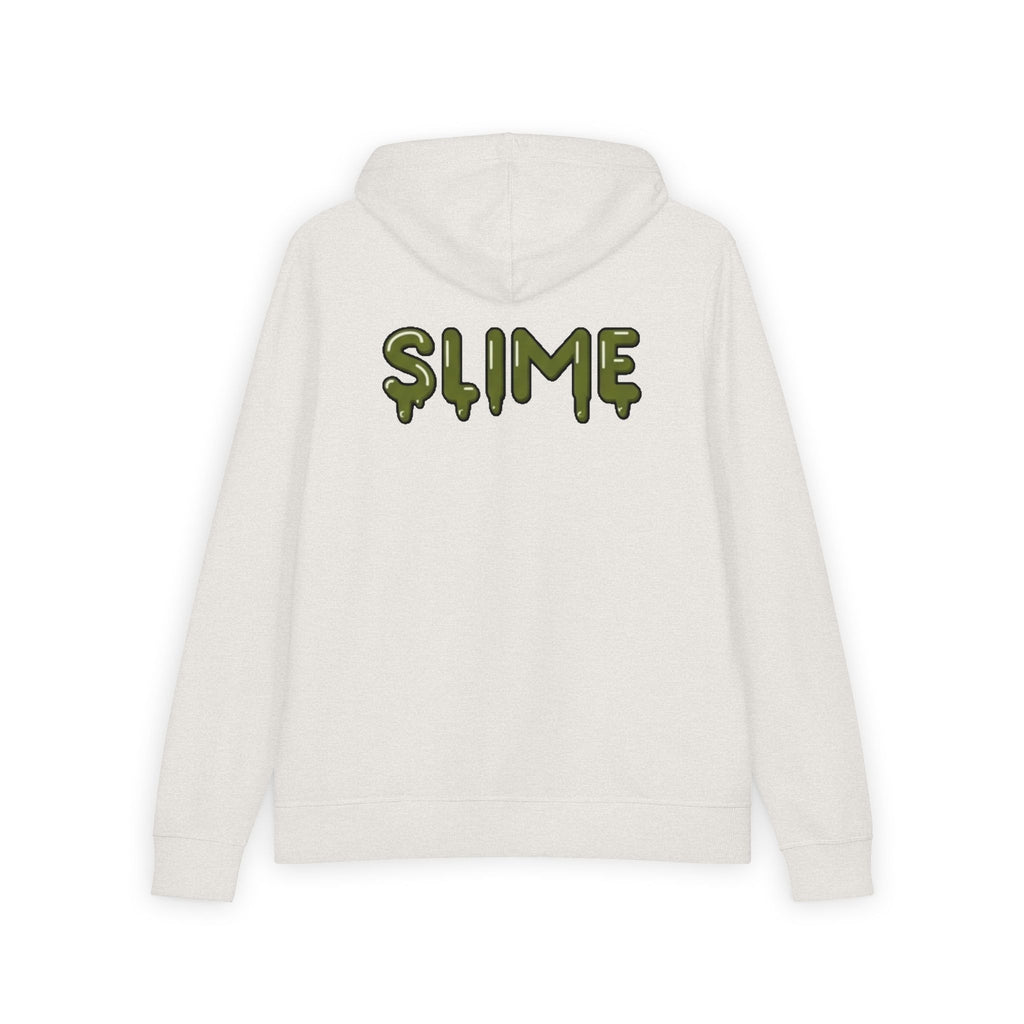 The Slime Shop Full-Zip Hoodie — Black / Olive Slime In 5