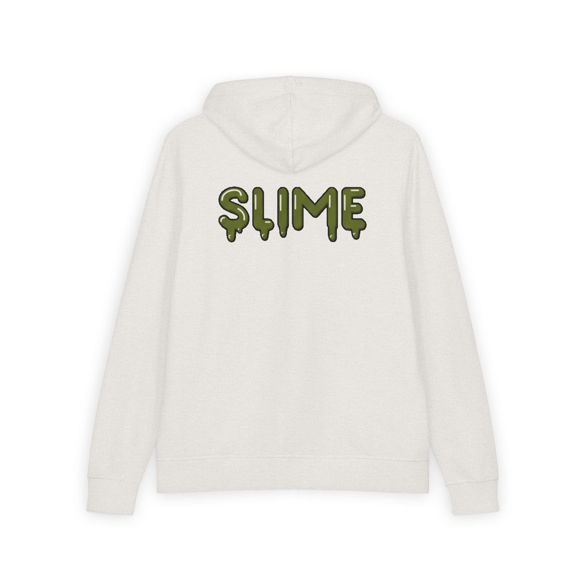 The Slime Shop Full-Zip Hoodie — Black / Olive Slime In 5