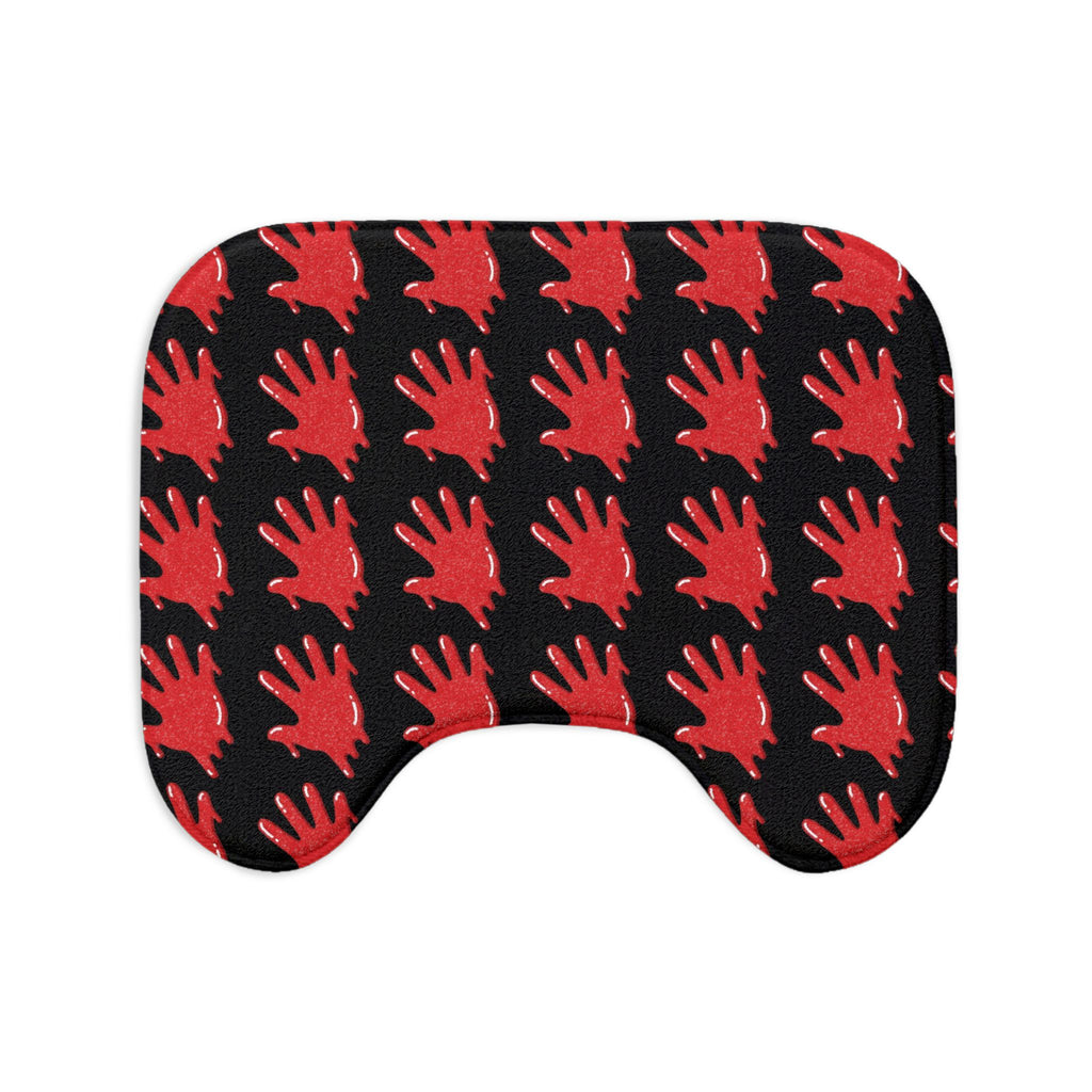 The Slime Shop Bath Mat — Black / Red Slime S (AOP)