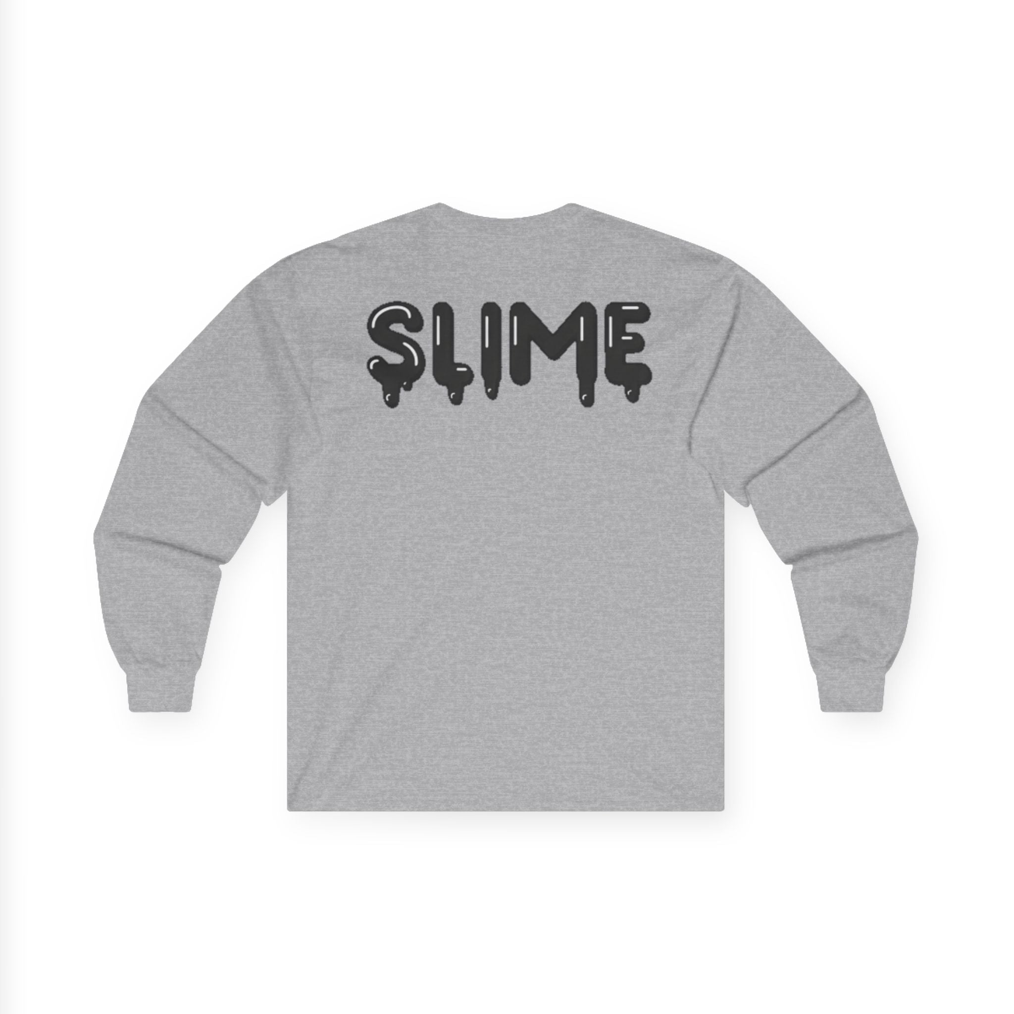 The Slime Shop Ultra Cotton Long-Sleeve — White / Black Slime In 5