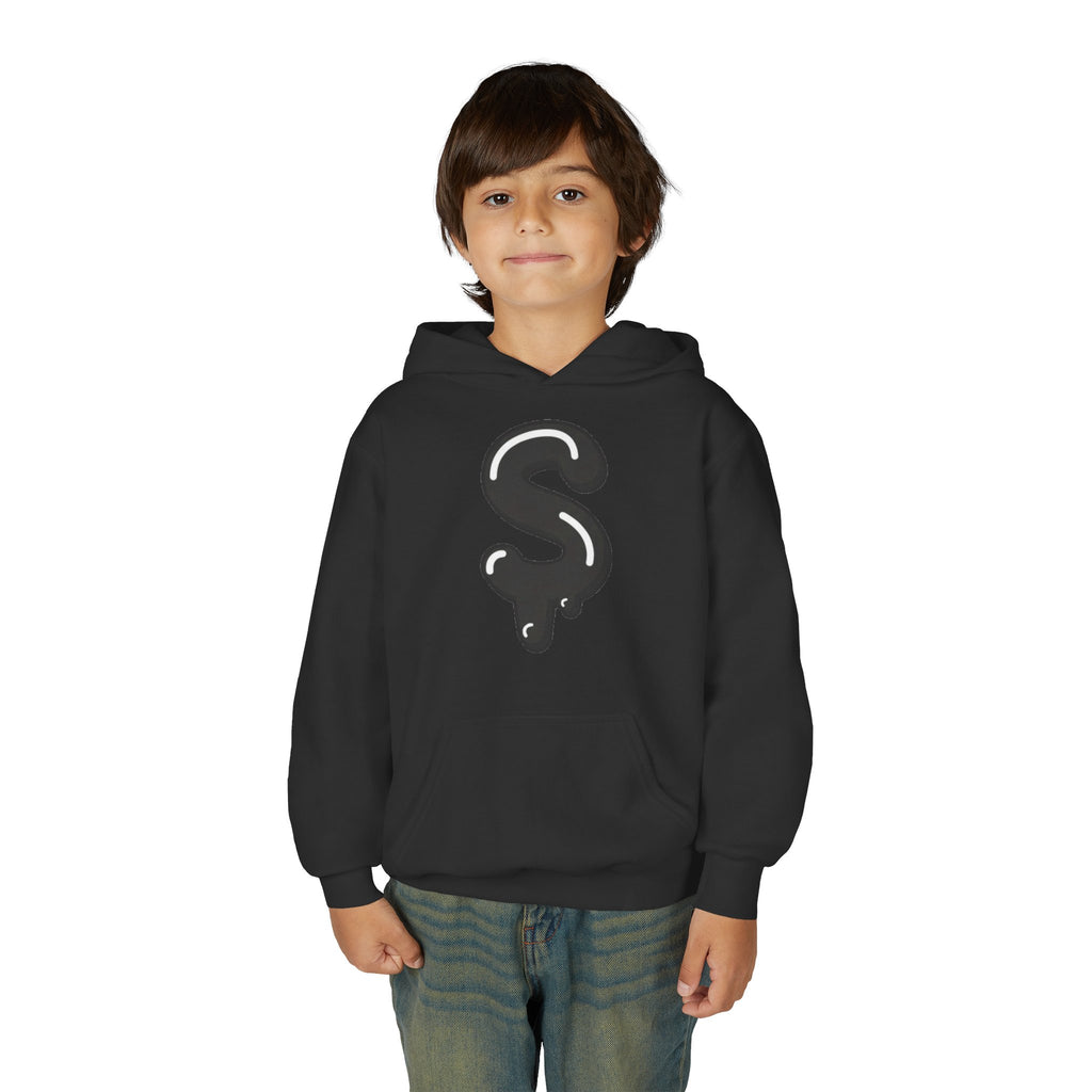 The Slime Shop Youth Hoodie — Royal Blue / Black Slime $