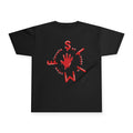 The Slime Shop Youth Tee — Navy / Red Slime Sircle