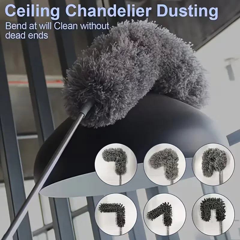 Extendable Microfiber Duster Kit