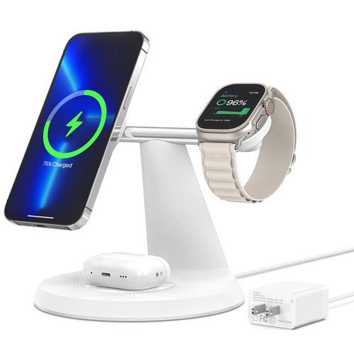 3-in-1 magnetic wireless charging station