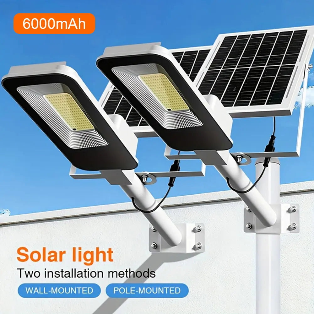 Solar garden stake lights set