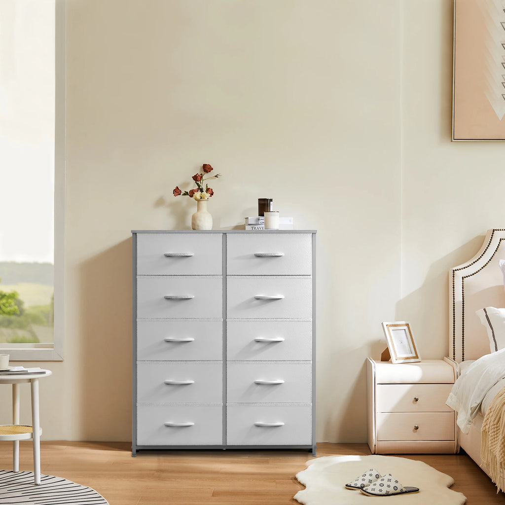 Fabric Drawer Dresser – Bedroom Storage Chest, 5/7/10 Drawers