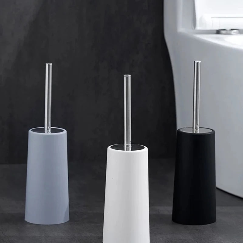 Silicone Toilet Brush & Holder Set