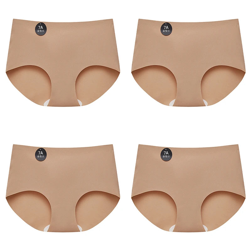 Women's Seamless Briefs – 4-Pack Soft & Lightweight