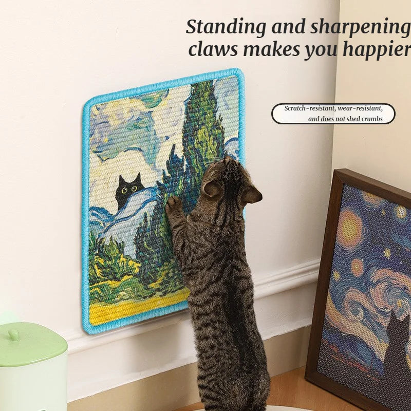 Wall-Mounted Cat Scratcher