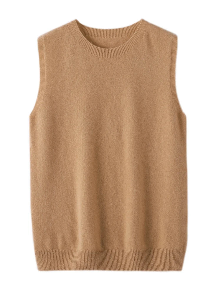 Boxy Knit Sweater Vest