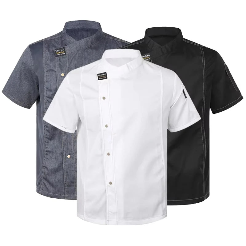 Men's Chef's Jacket – Restaurant & Bakery Cook Uniform