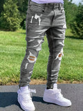 Slim-Fit Ripped Jeans