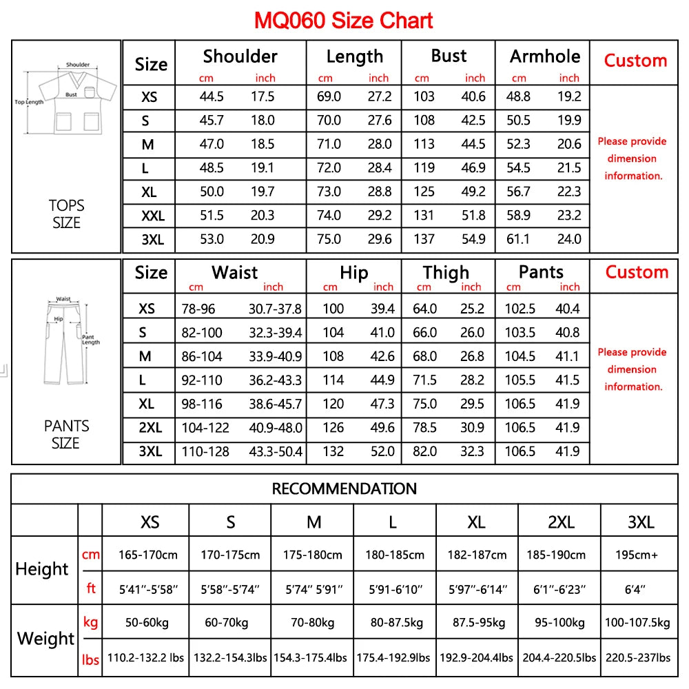 Men's Scrubs Set – V-Neck Top & Pants