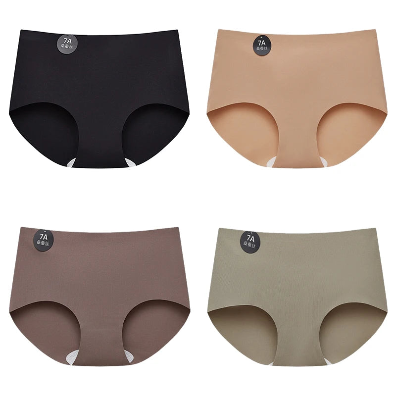 Women's Seamless Briefs – 4-Pack Soft & Lightweight