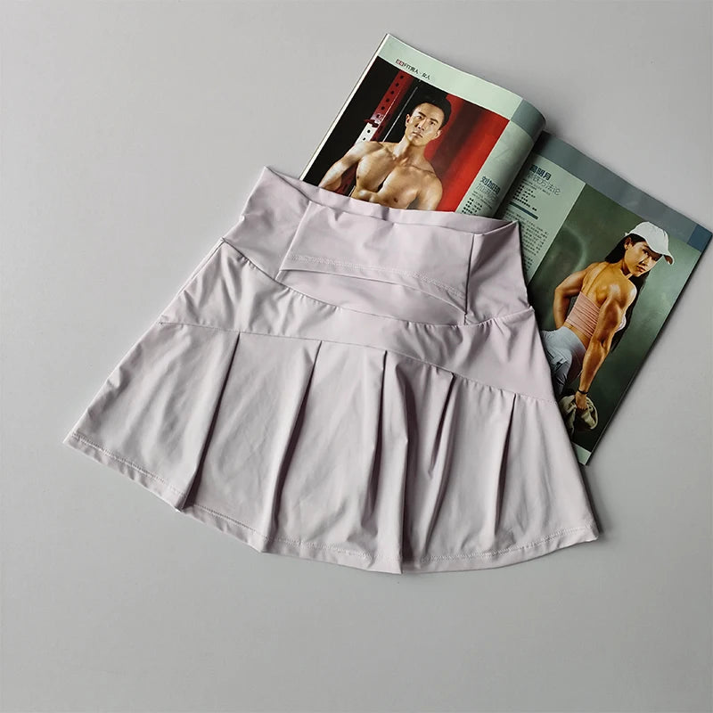 Women's High-Waist Sports Skirt – Quick-Dry Athletic